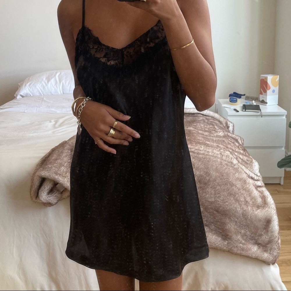 Black Slip Dress